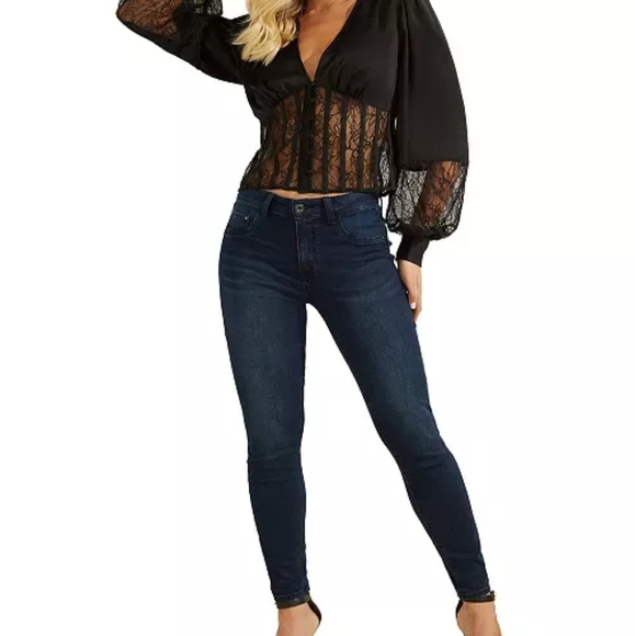 Guess Amira Lace Blouse - Picture 2 of 4